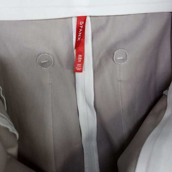 Spanx Ankle Straight Pants Plus Size 2X Silver Lining On The Go Body Shaping - Picture 11 of 16